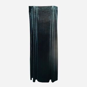 Green Velvet Skirt